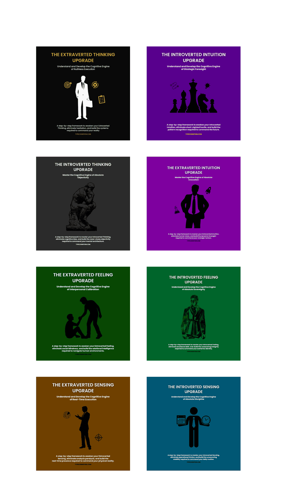 8 Cognitive Functions Complete Bundle